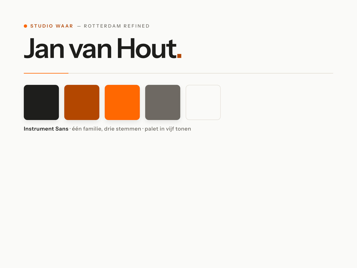 Huisstijl Studio Waar